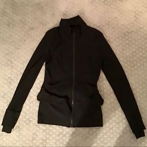 Lululemon Jacket w/ ruffle detail around hip area